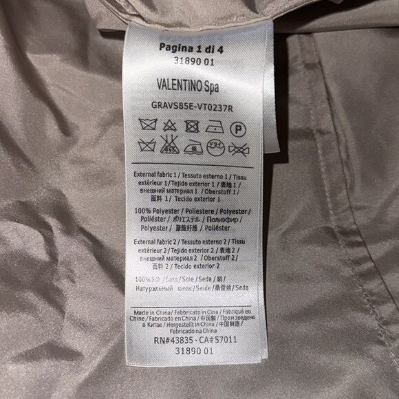 NWT Red Valentino Pink Ribbon Mesh A-Line Dress Size 2 Pink Blush - Picture 14 of 15